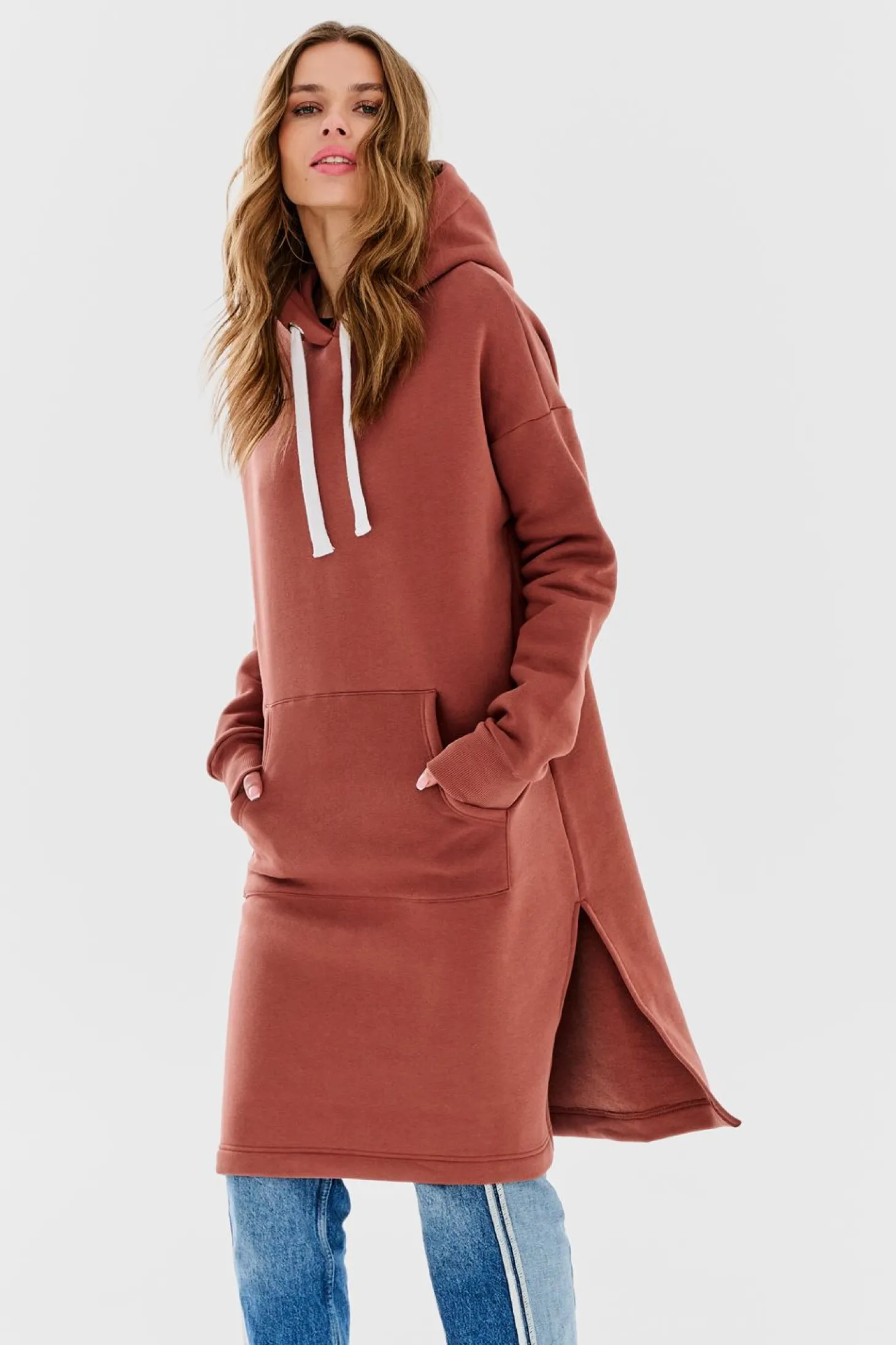 Bluza longline Desert Sands