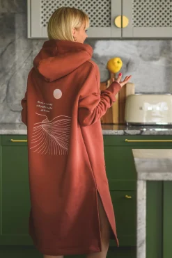 Bluza longline Desert Sands