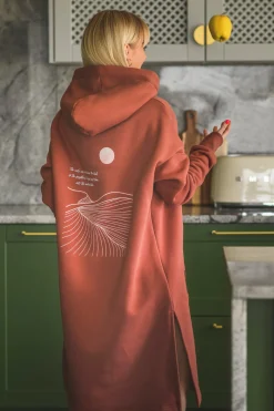 Bluza longline Desert Sands