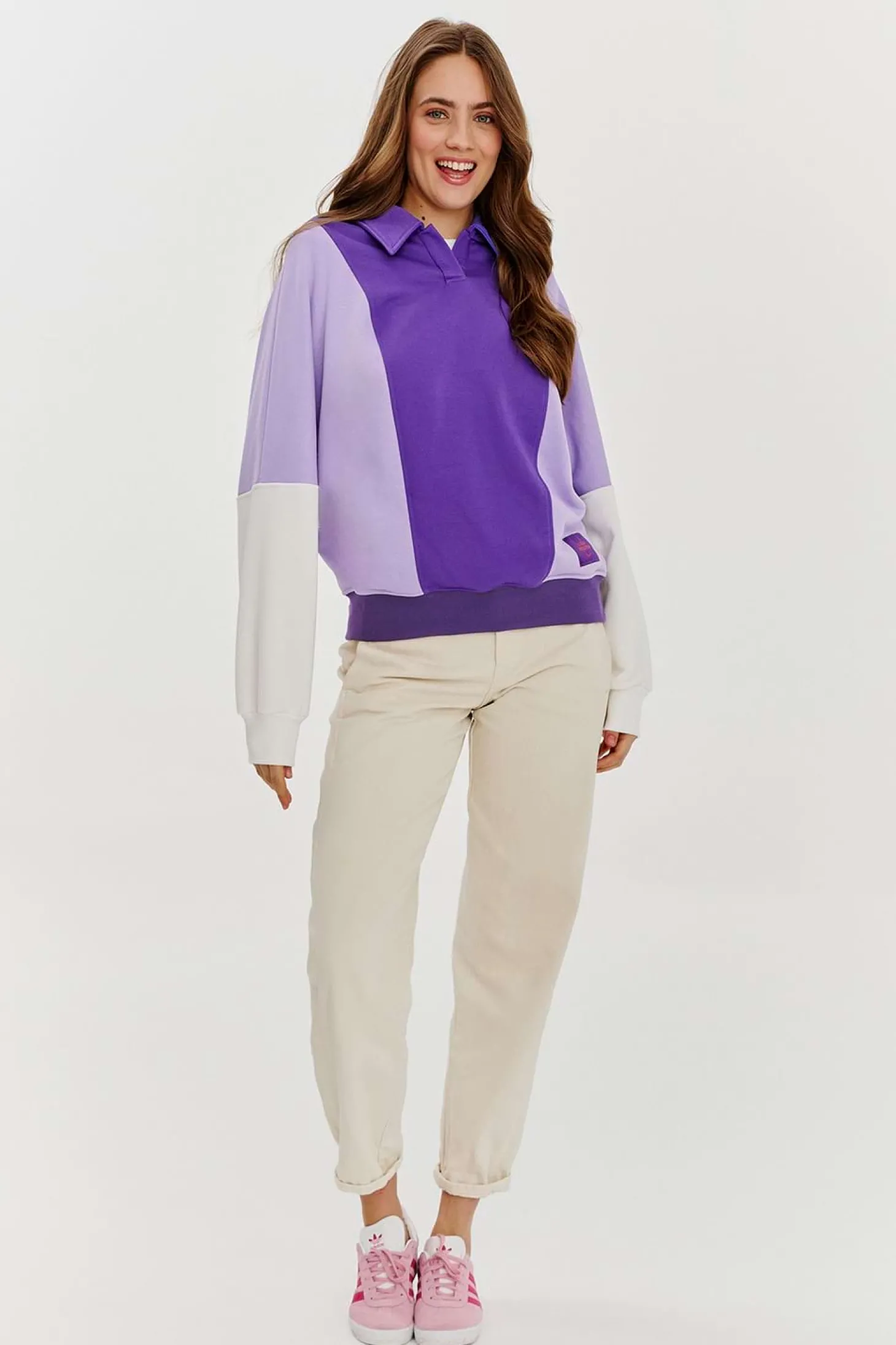 Bluza polo Mystic Plum