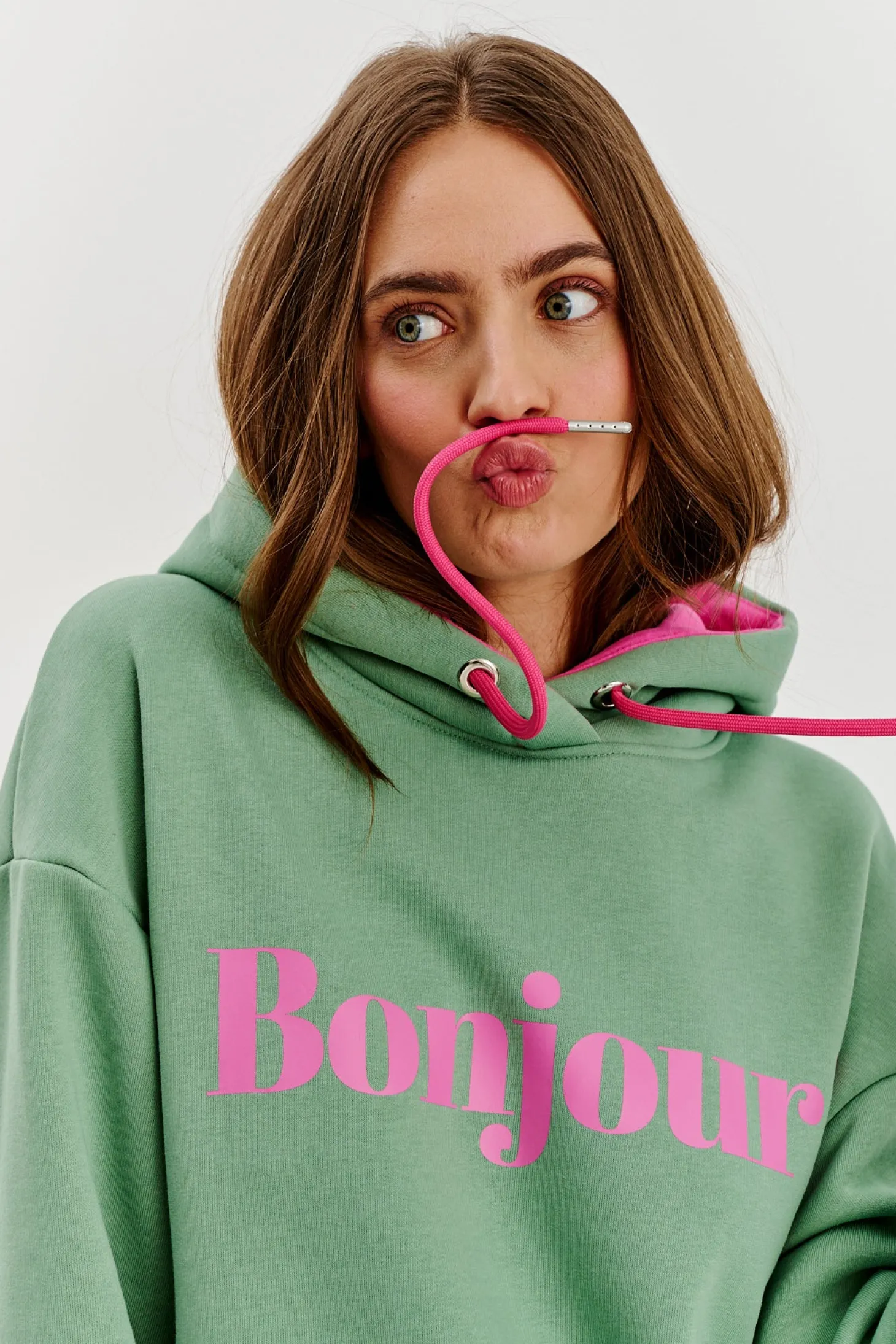 Bluza z kapturem Bonjour Chérie