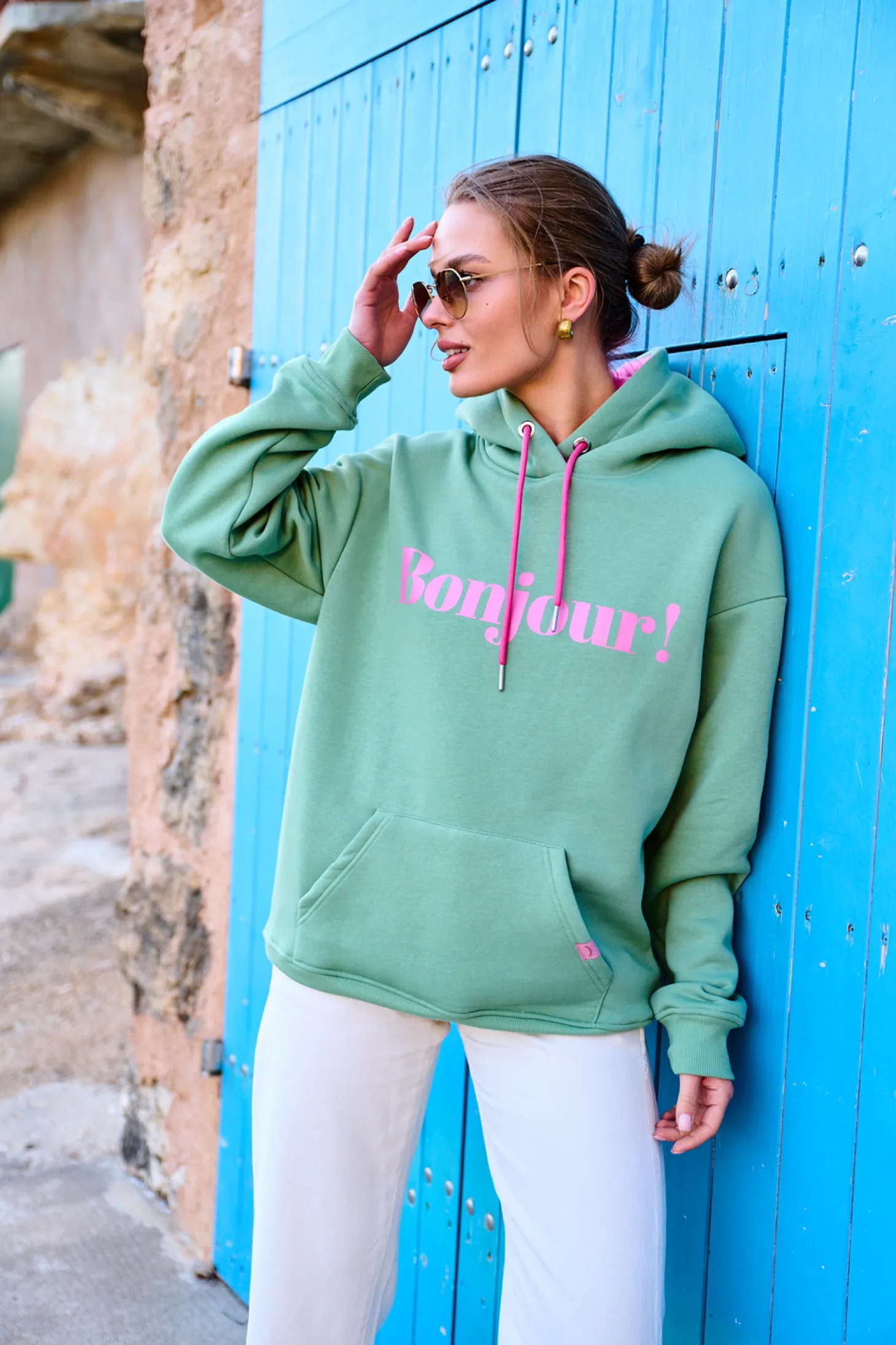 Bluza z kapturem Bonjour Chérie