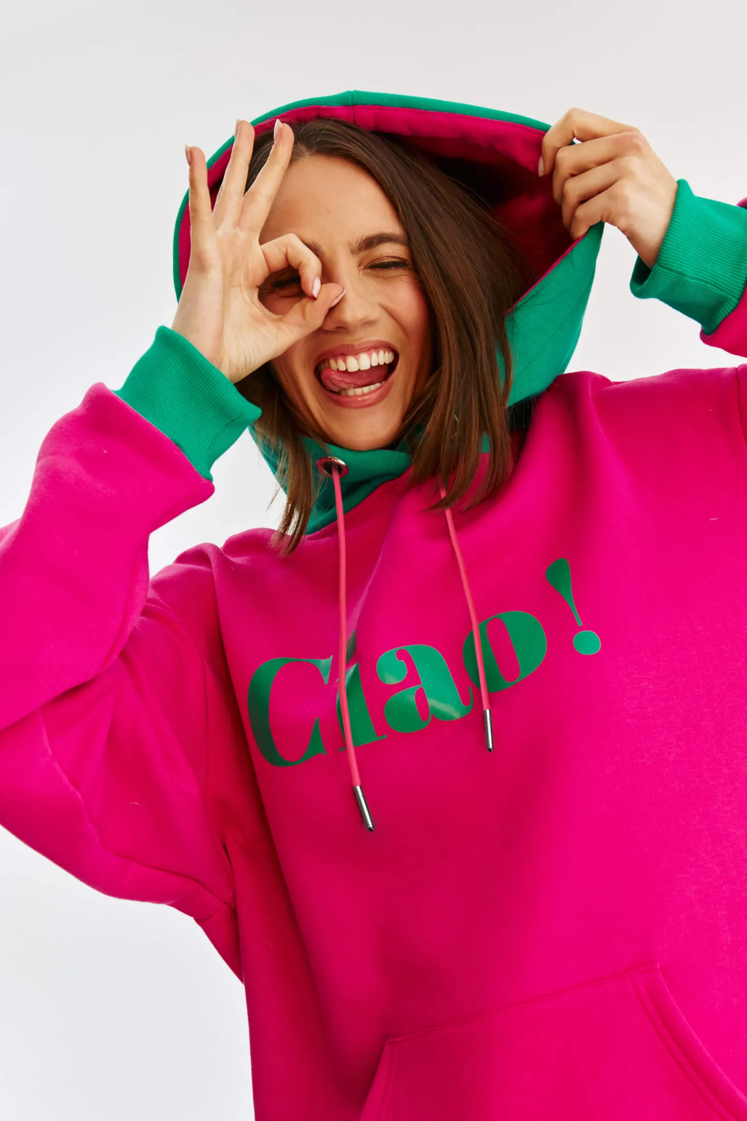 Bluza z kapturem Ciao Arrivederci