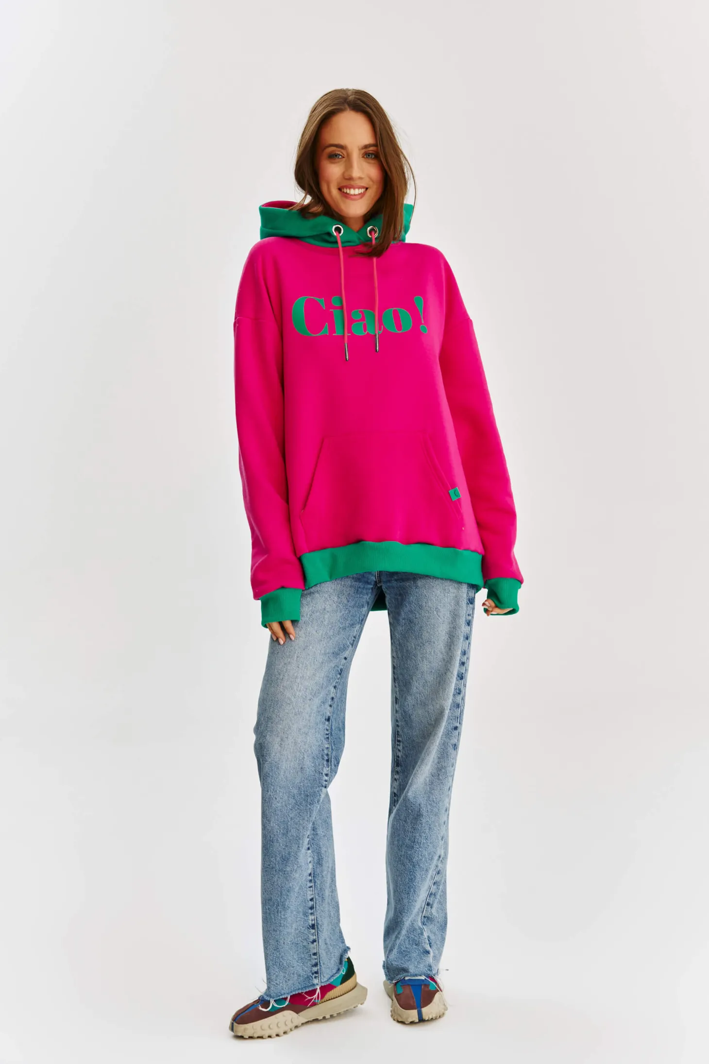 Bluza z kapturem Ciao Arrivederci