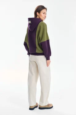 Bluza z kapturem City Plum