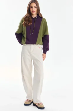 Bluza z kapturem City Plum