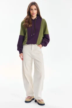 Bluza z kapturem City Plum