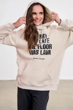 Bluza z kapturem Floor is Lava