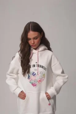 Bluza z kapturem Love in Transit