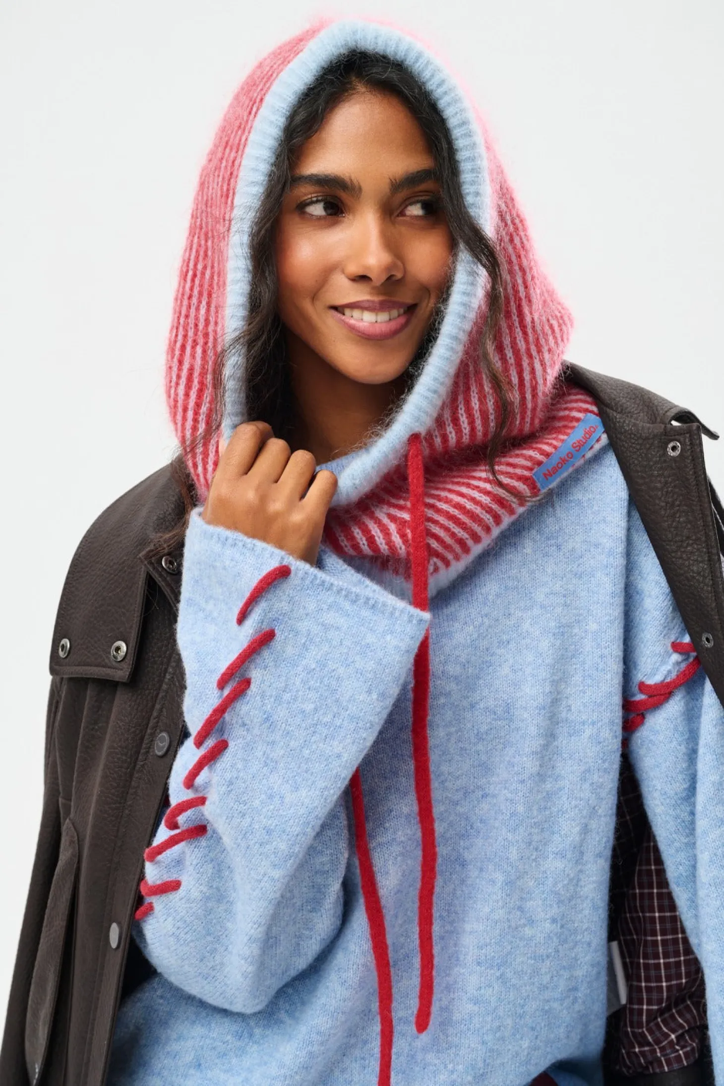 Czapka Balaclava Candy Cane