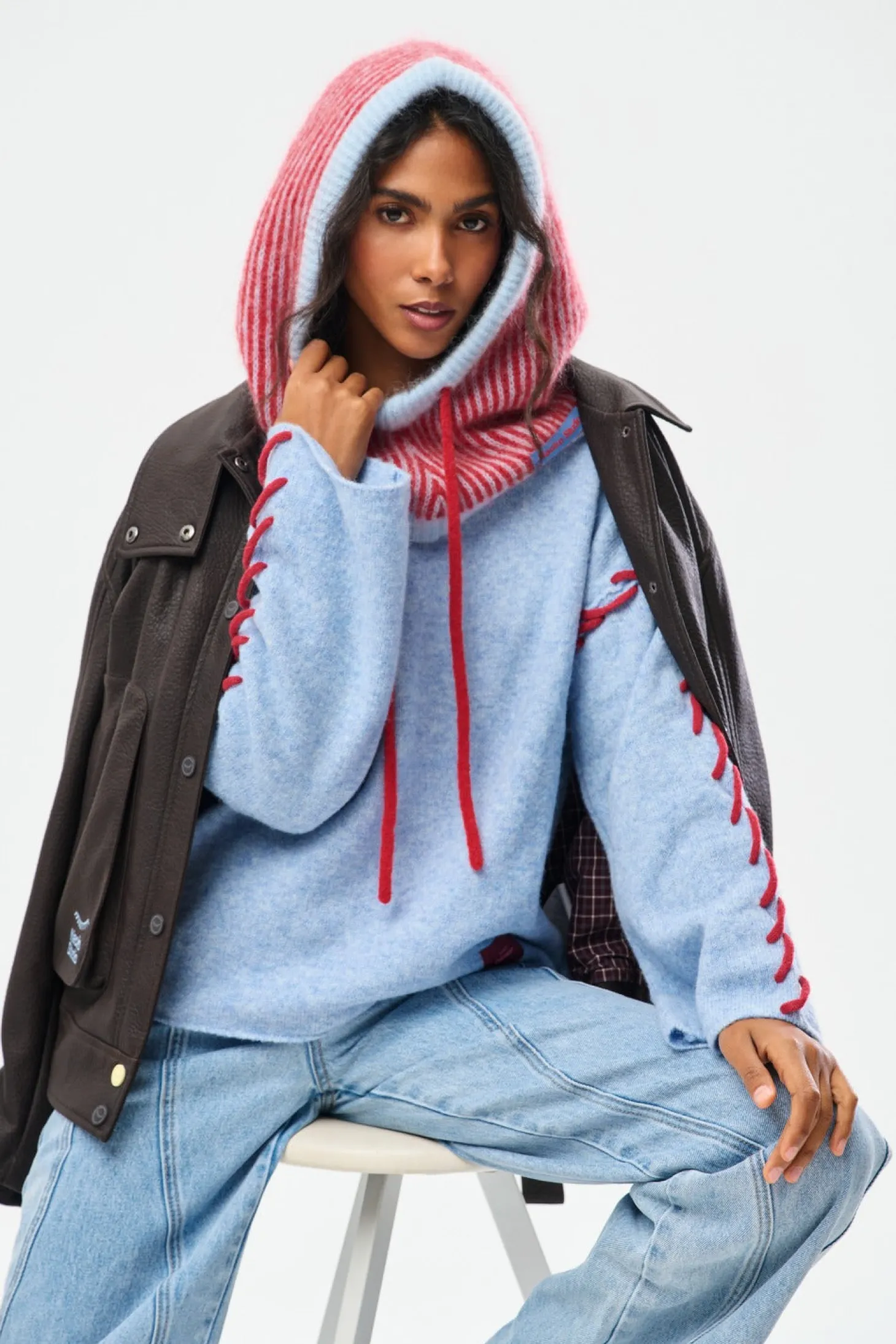 Czapka Balaclava Candy Cane