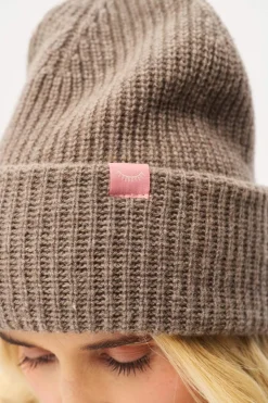 Czapka beanie z kaszmirem Nutmeg Cookie