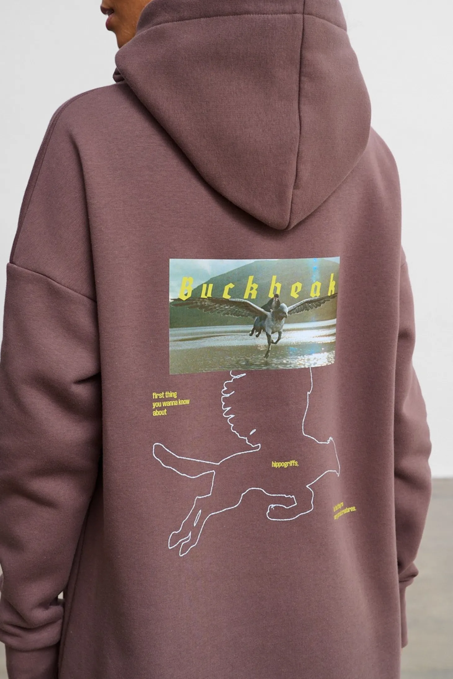 Długa bluza longline Buckbeak