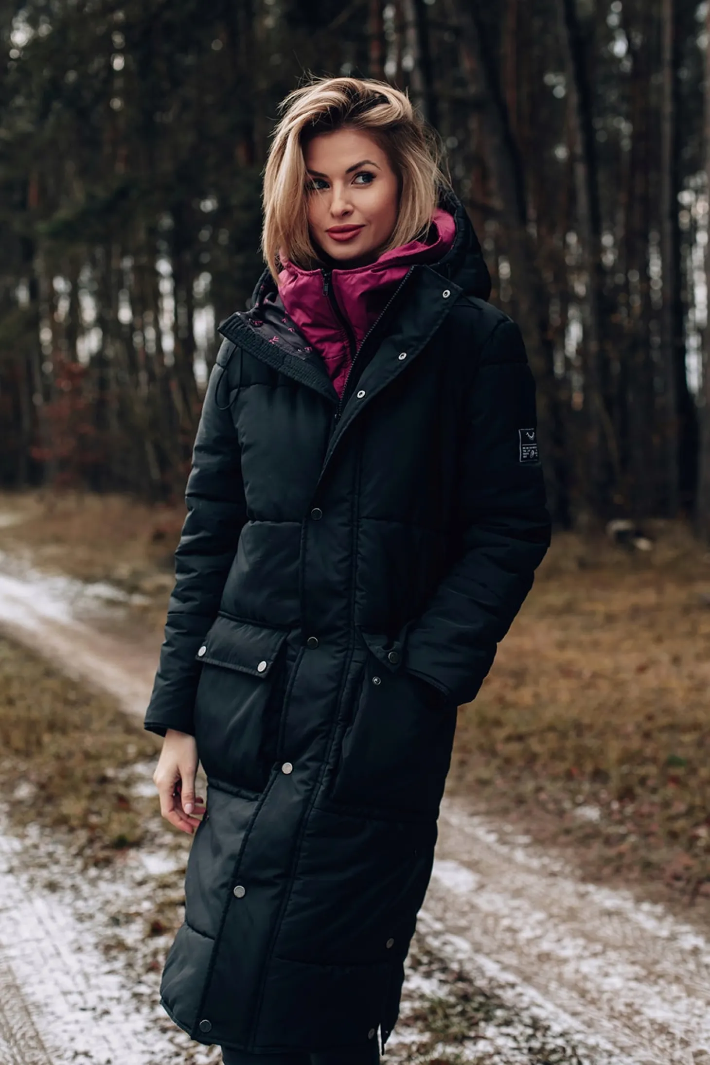 Długa kurtka zimowa Aurora