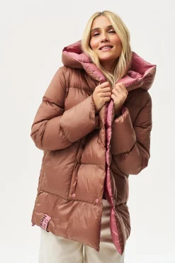 Dwustronna kurtka zimowa Alaska Caramel Blush