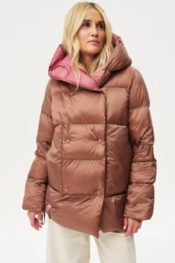 Dwustronna kurtka zimowa Alaska Caramel Blush