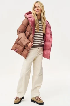 Dwustronna kurtka zimowa Alaska Caramel Blush