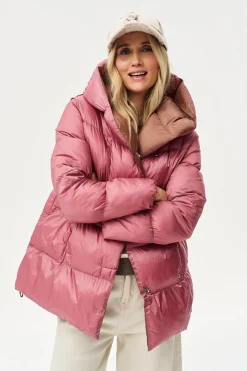 Dwustronna kurtka zimowa Alaska Caramel Blush