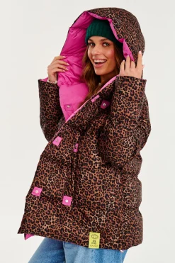 Dwustronna kurtka zimowa Alaska Pink Panther