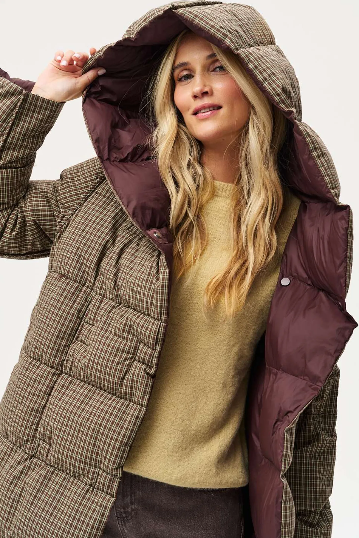 Dwustronna kurtka zimowa Alaska Moody Plaid