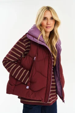Krótka kamizelka Midnight Plum