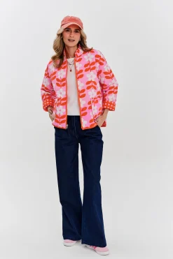 Kurtka dwustronna Peachy Bloom
