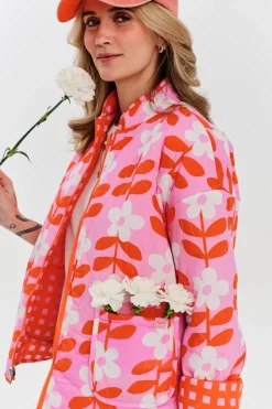 Kurtka dwustronna Peachy Bloom