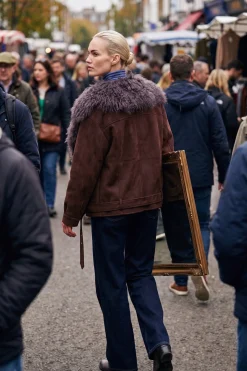Kurtka ramoneska ocieplana Chocolate Rebel