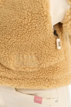 Kurtka z wełną Teddy Fuzzy Dune