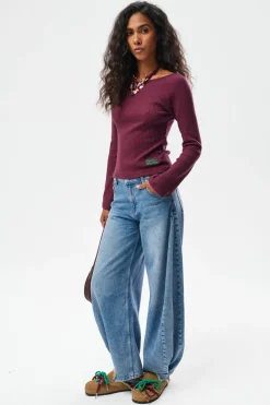 Longsleeve Raspberry Ribbon