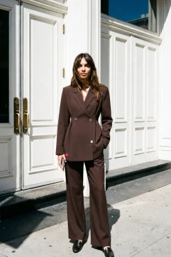 Marynarka taliowana Brown Muse