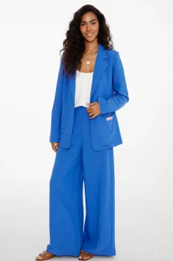 Marynarka z lnem Blue Margarita