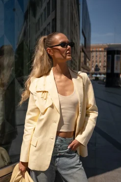Marynarka z lnem Here Comes the Sun