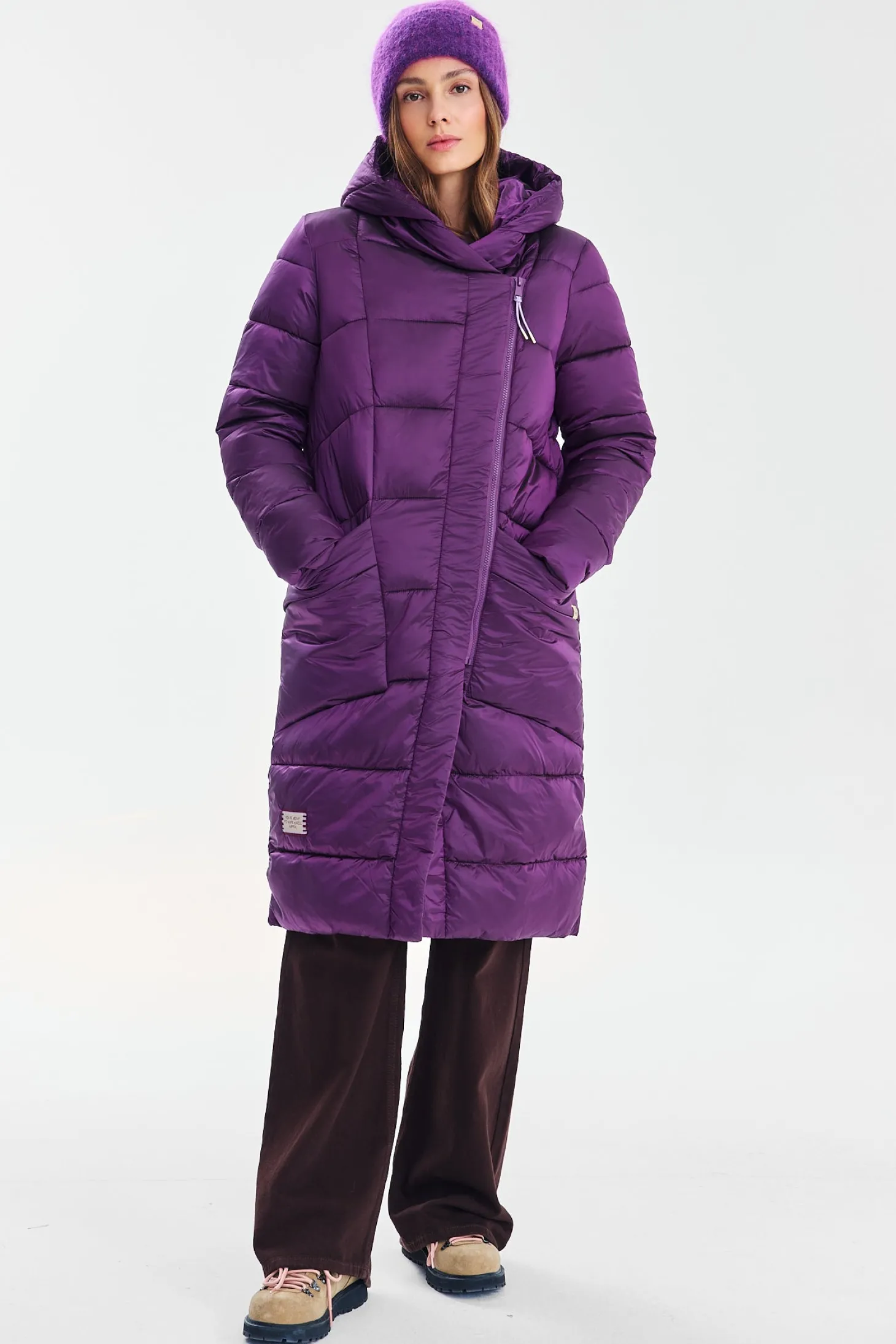 Płaszcz pikowany Arcticum Damson