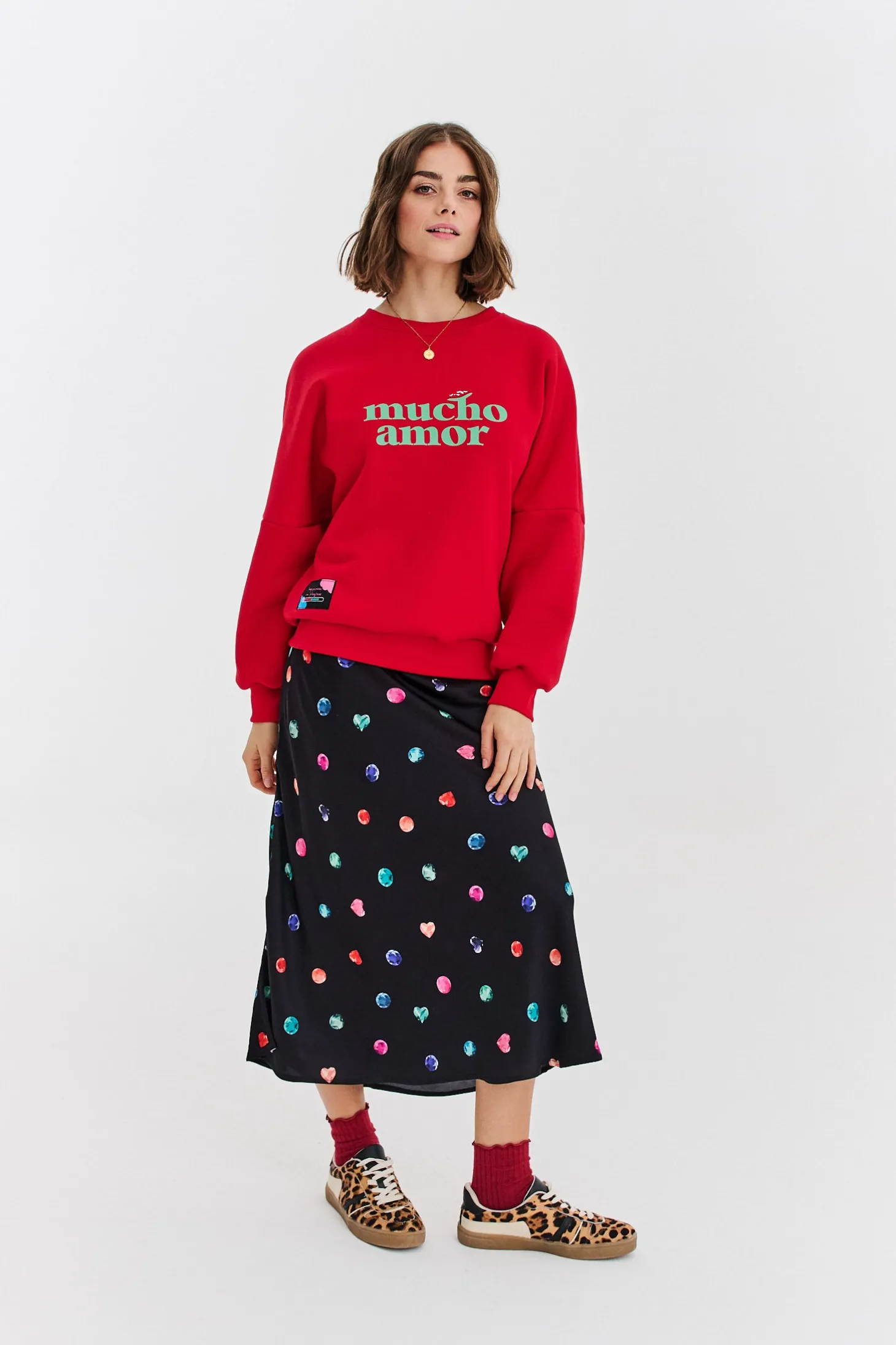 Spódnica midi Chasing Diamonds
