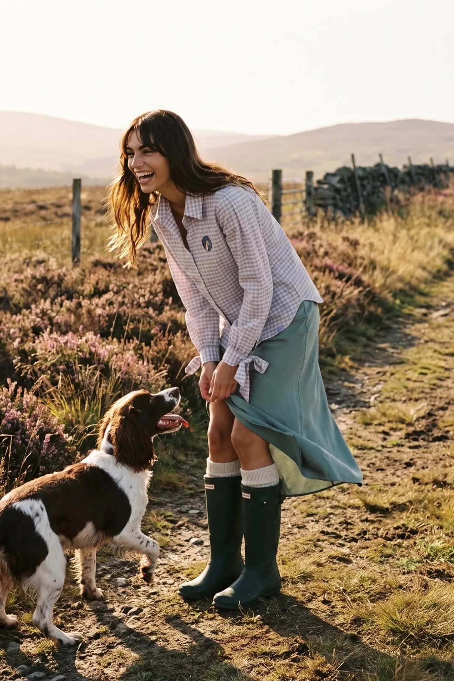 Spódnica midi Quiet Fields