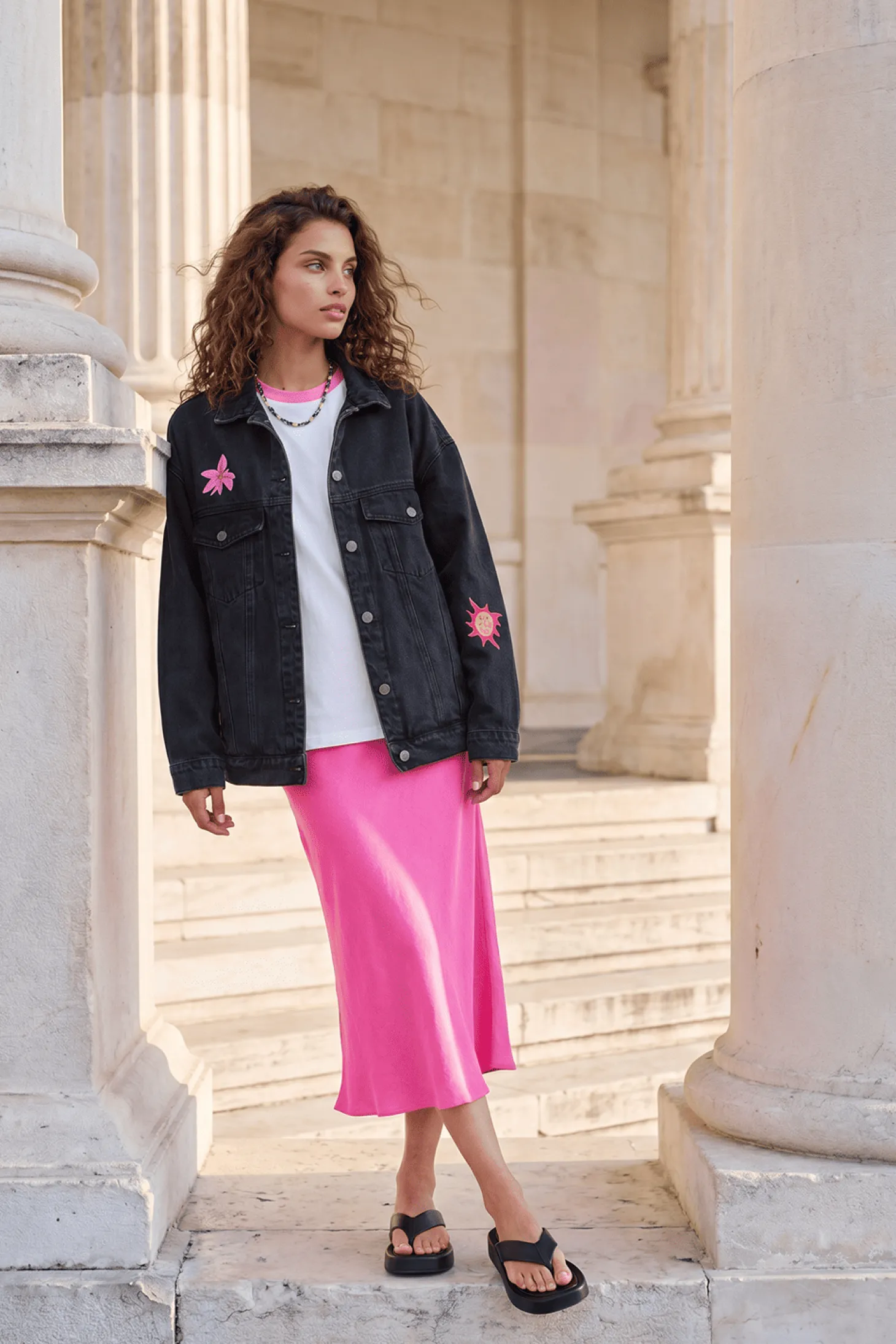 Spódnica midi Rose Garden Story