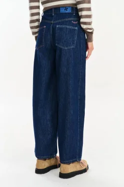 Spodnie jeansowe barrel Easy Blue