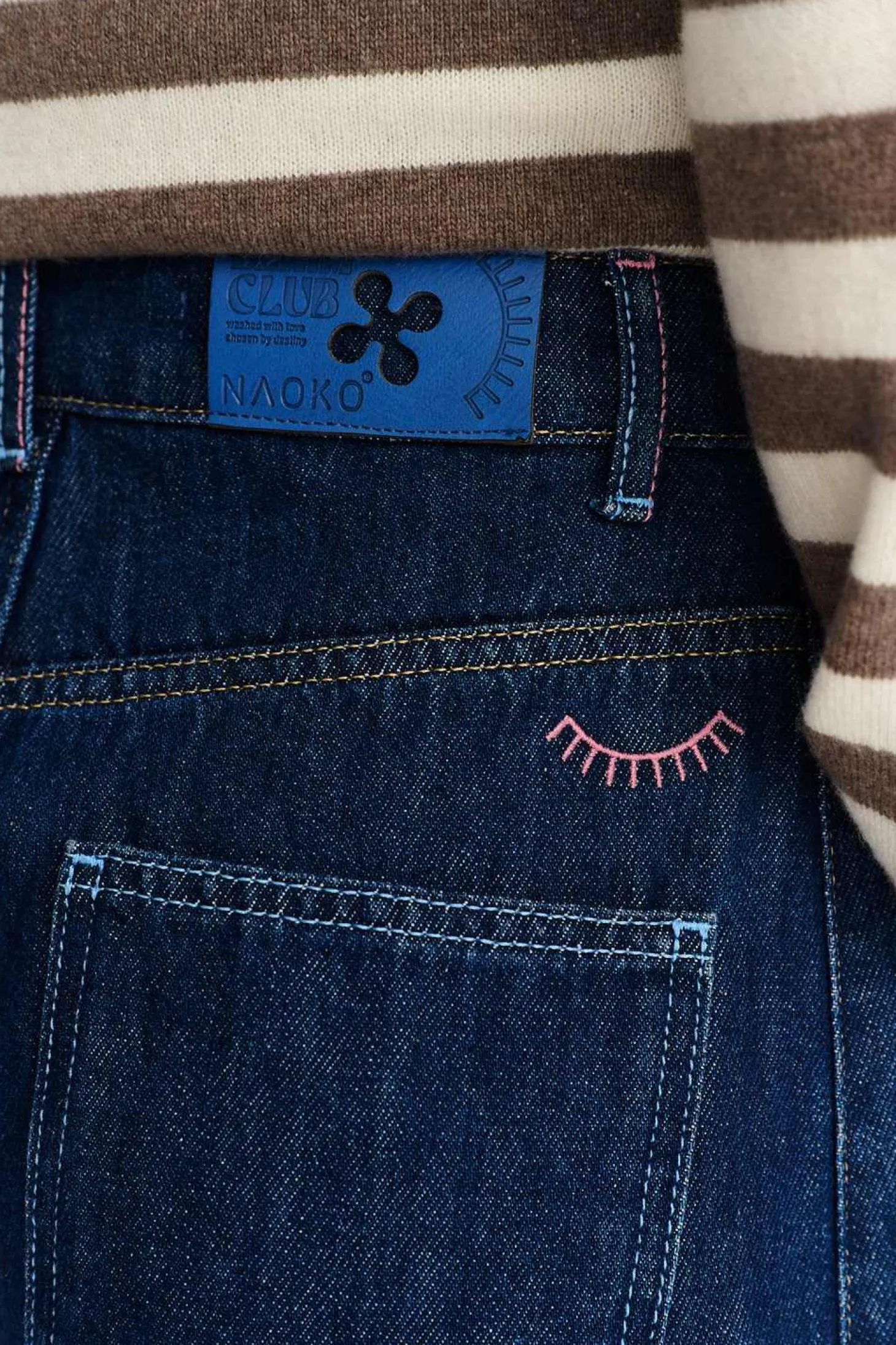 Spodnie jeansowe barrel Easy Blue