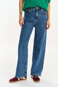 Spodnie jeansowe z tencelem Shroom Boom