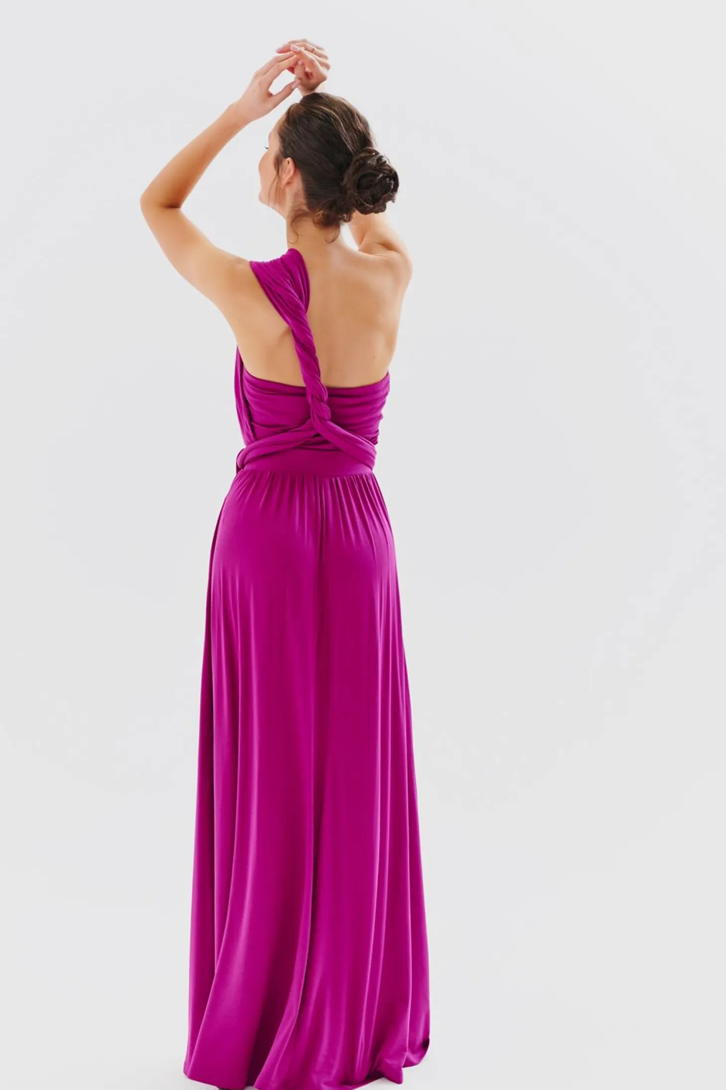 Sukienka infinity maxi Magenta Love