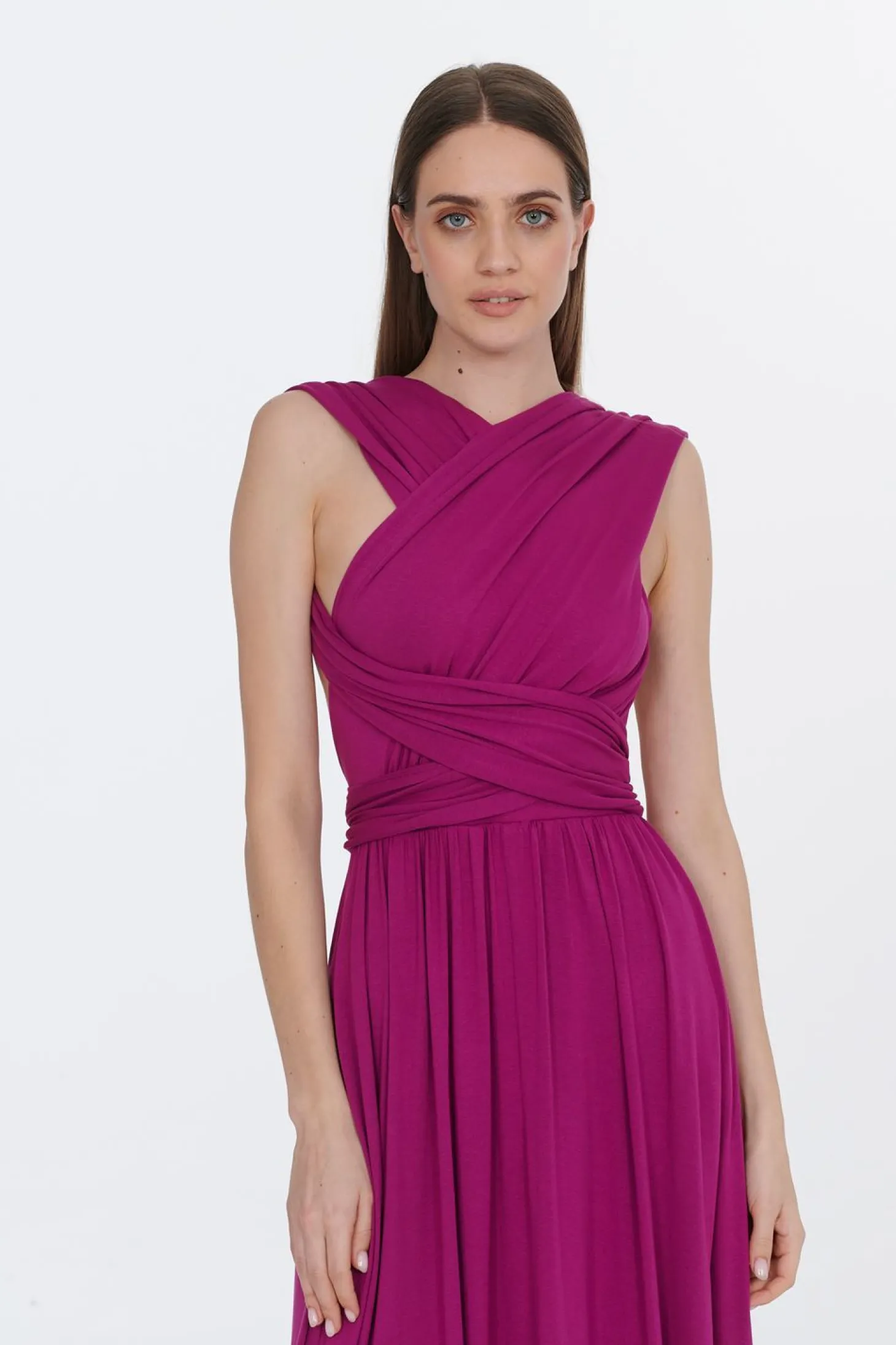 Sukienka infinity maxi Magenta Love