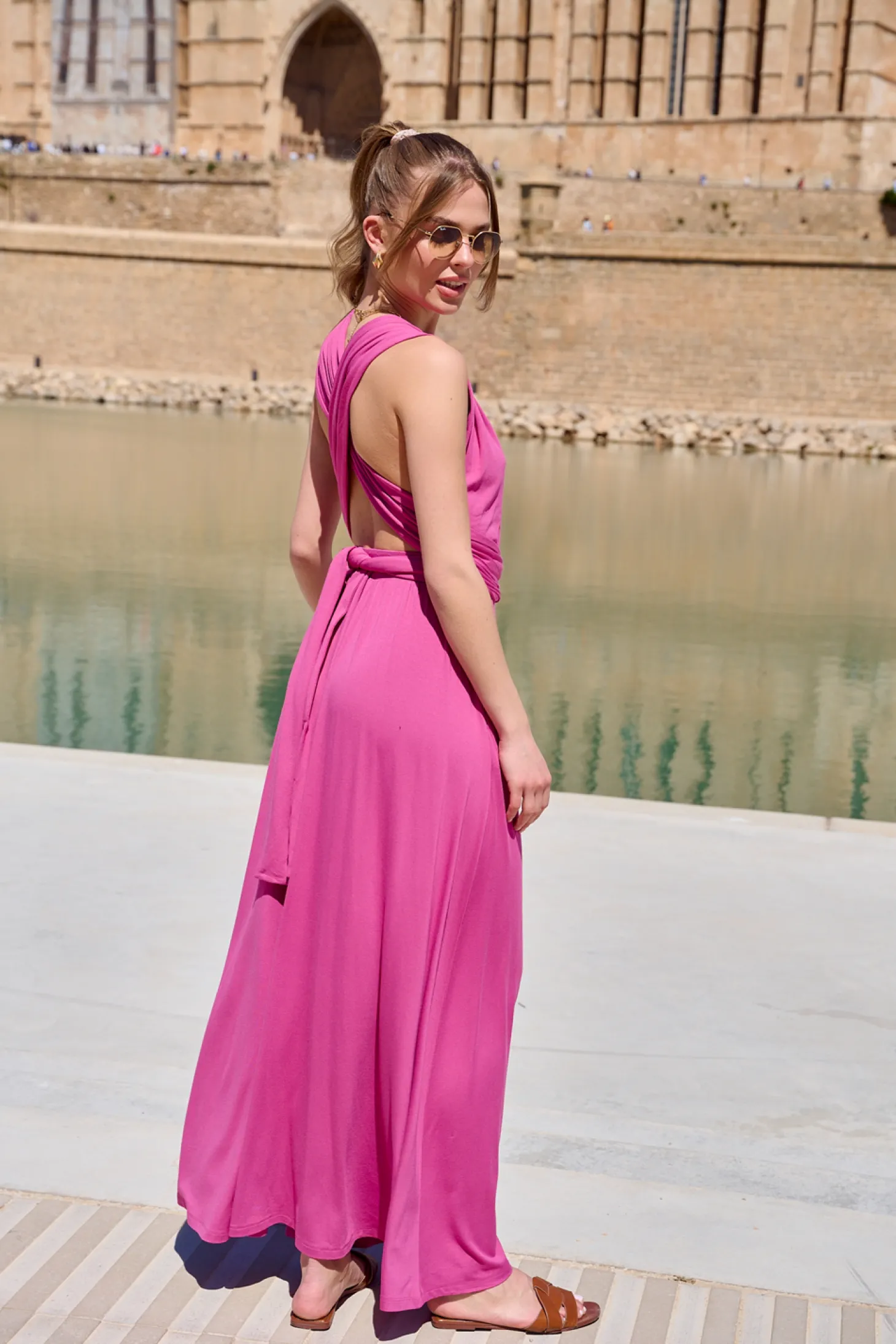 Sukienka infinity maxi Rose Amour