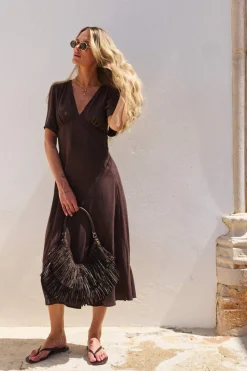 Sukienka midi Cinnamon Chic