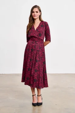 Sukienka midi Cranberry Spark