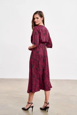 Sukienka midi Cranberry Spark