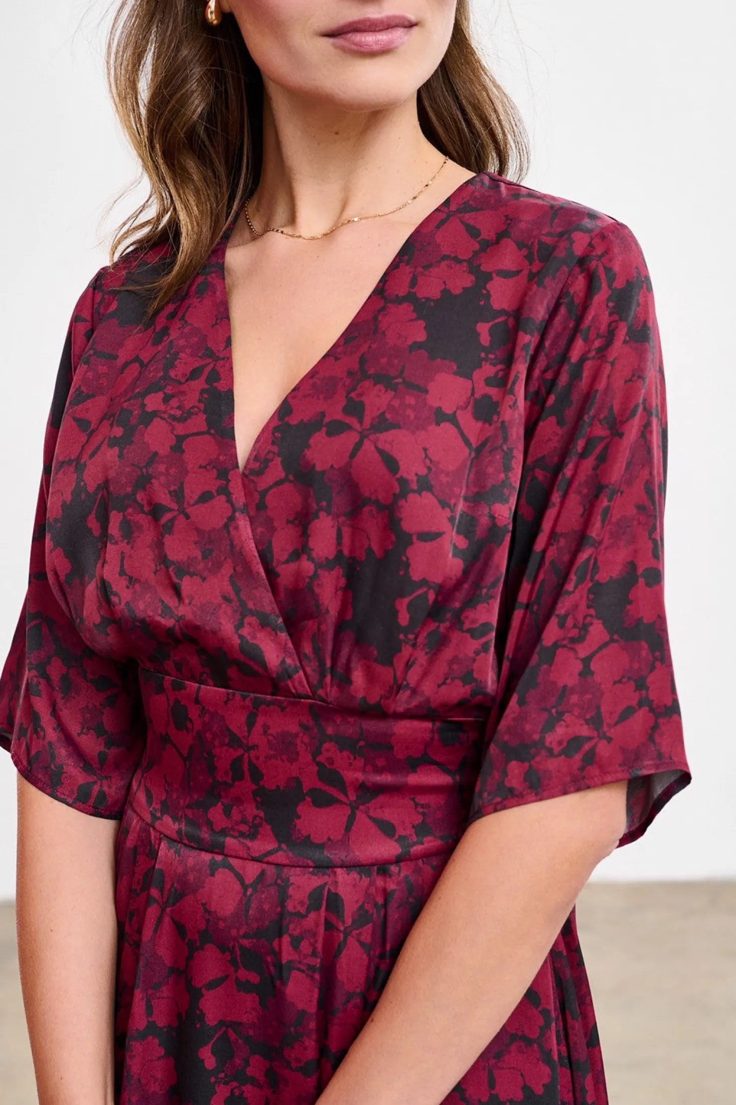 Sukienka midi Cranberry Spark