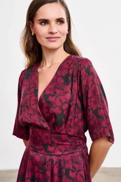 Sukienka midi Cranberry Spark