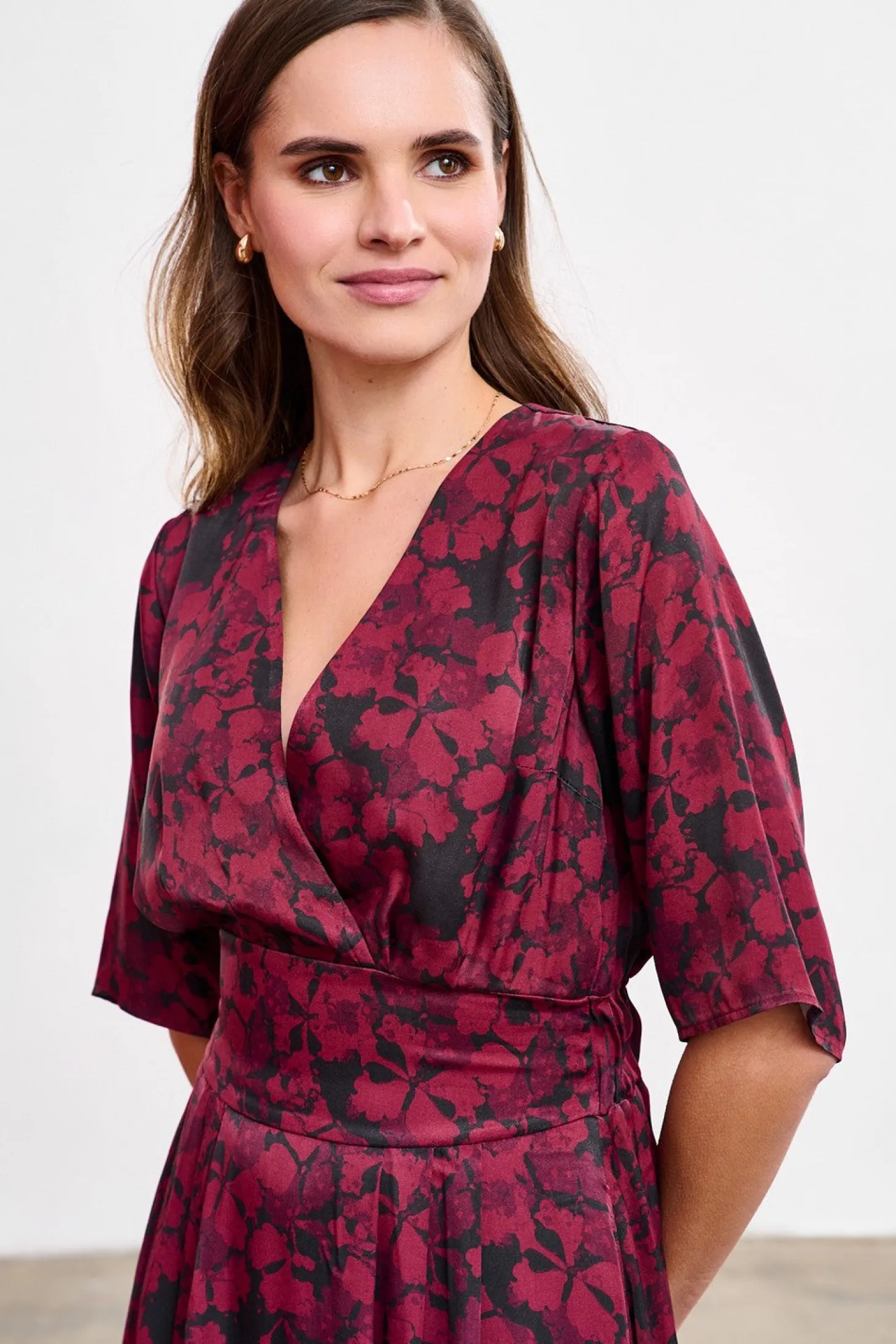 Sukienka midi Cranberry Spark