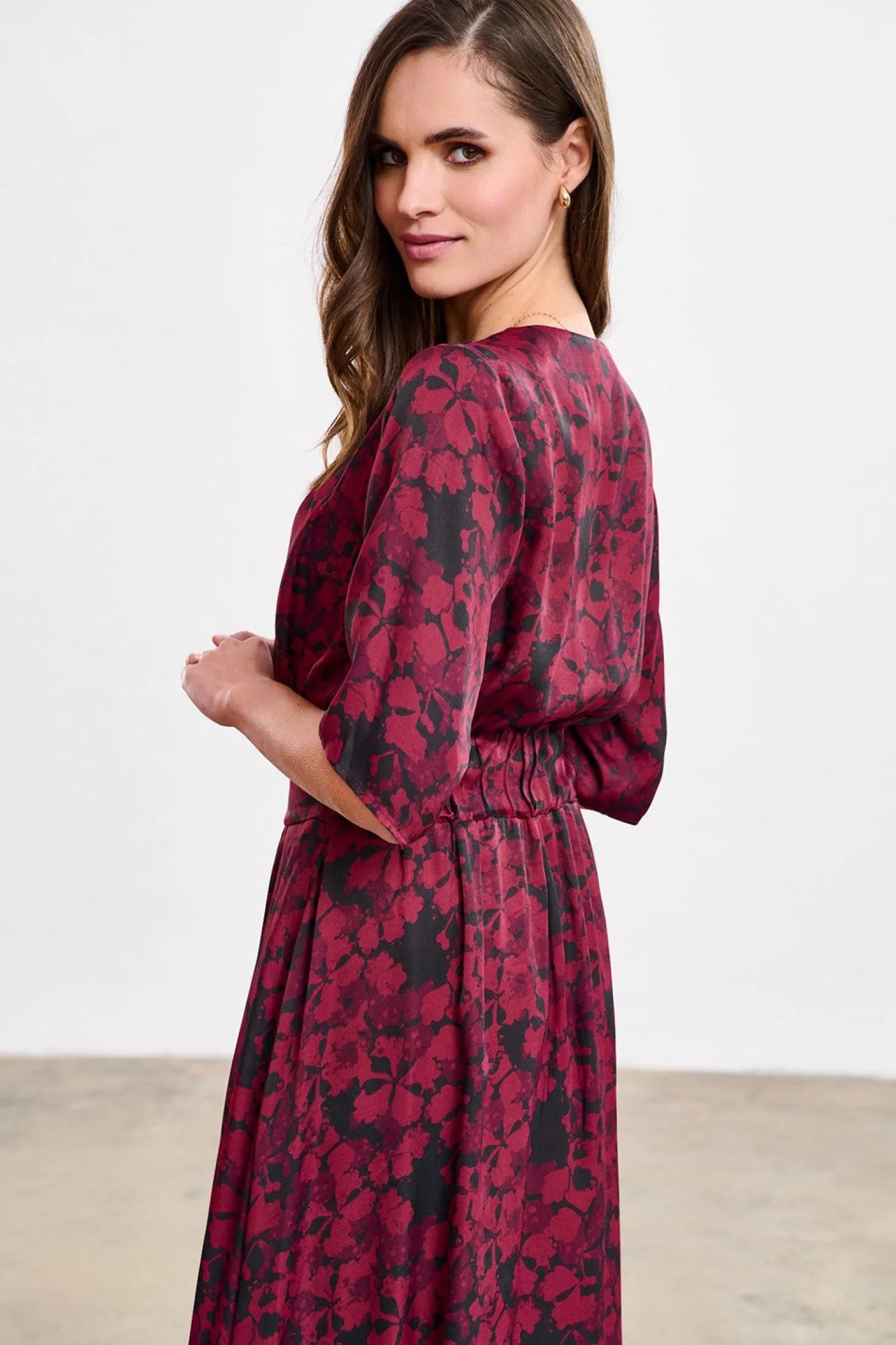 Sukienka midi Cranberry Spark